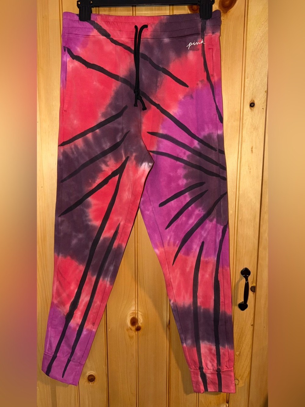 PINK Victoria's Secret Supernova Tie-Dye Jogger Pants- Size M